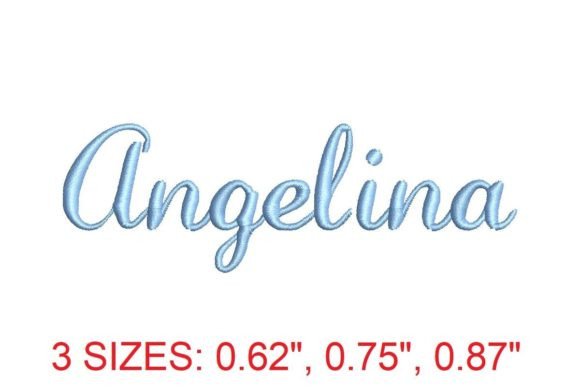 Angelina Embroidery Font: Crafting Elegance Stitch by Stitch