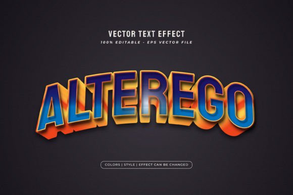 Dynamic 3D Game Text Effect for E-sport and Gaming Designs