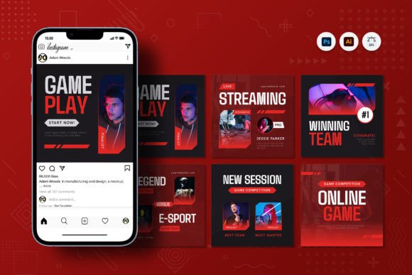 Game Play Instagram Post: Your Template for Pro-Level Graphics