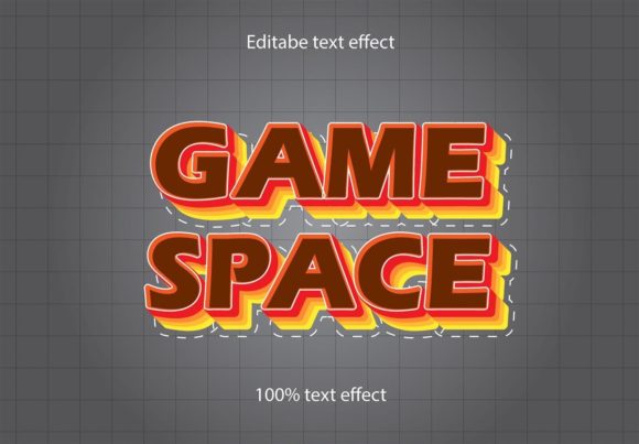 Game Space Text Effect: A Modern Edge for Your Brand Identity