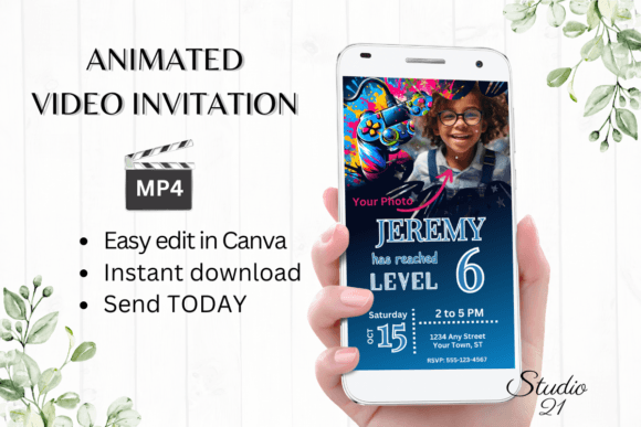 Level Up Your Party: The Gamer 6 Digital Invitation Experience