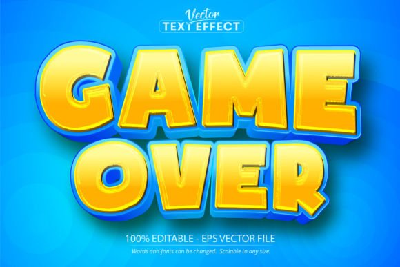 Level Up Your Projects with a Cartoon Game Over Text Effect