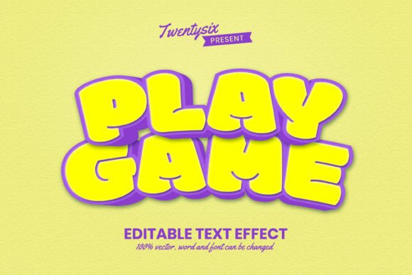 Make Your Text Pop: The Play Game 3D Effect