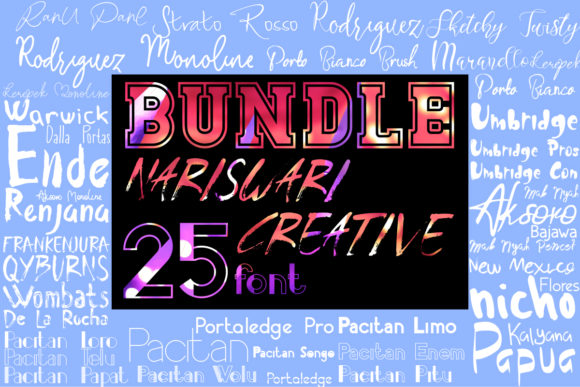 Nariswari Creative Font Bundle: A Designer's Toolkit for Every Project