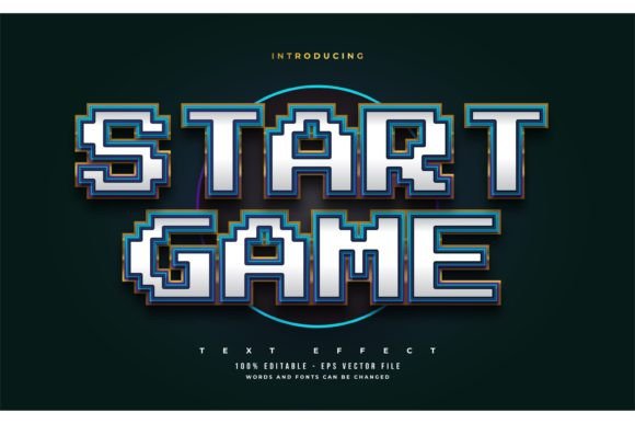Pixel Game Text Style Effect: A Retro Design Revolution