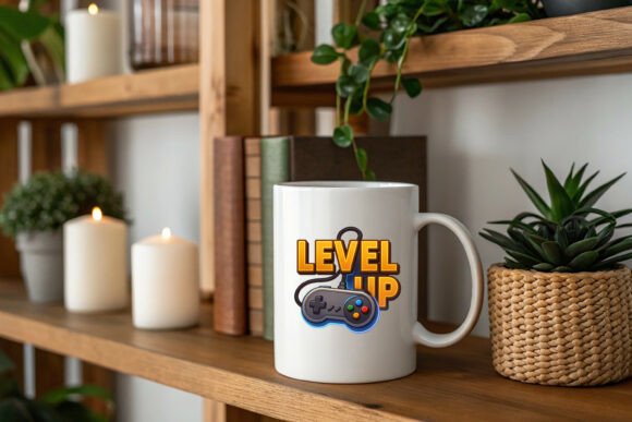 Power Up Your Projects with a Vibrant Level Up Illustration