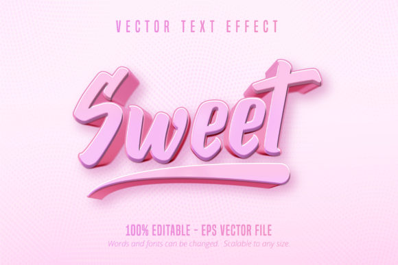 Sweet Text, Game Styletext Effect: A Playful Pop for Your Designs