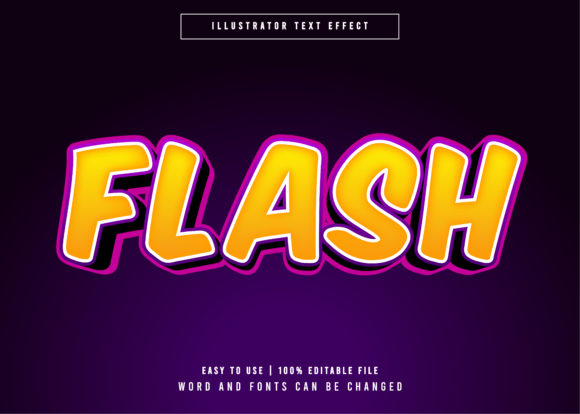 Unleash Epic Titles with Flash Graphic Styles for Illustrator