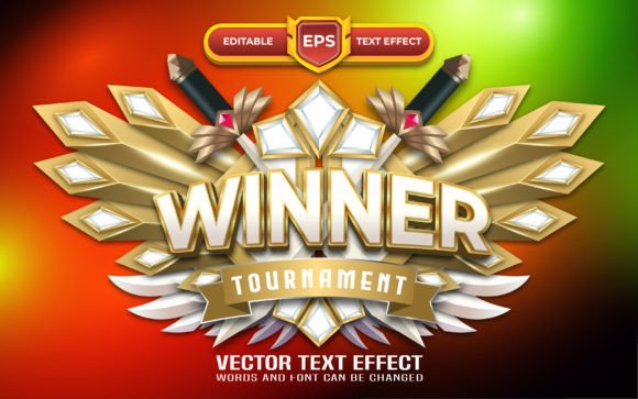 Winner 3D Game Logo with Text Effect: A Game-Changer for Designers